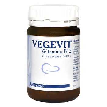 Vegevit Vitamín B12 100 tab.