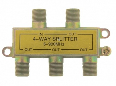 SPLITER F*4 rozgałęźnik 5-900 MHz