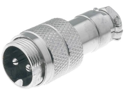 WMIC342-WK Wtyk mikrofonowy na kabel (złacze męskie) 2pin