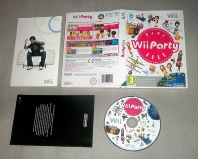 WII PARTY jak MARIO PARTY zestaw gier dla 4 graczy NINTENDO Wii