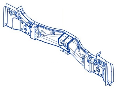 Pas задний renault espace v 5 ph1 оригинальный номер aso фото №1