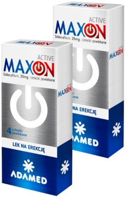 Maxon Active 25 mg lek na potencję erekcja 2x4 tab