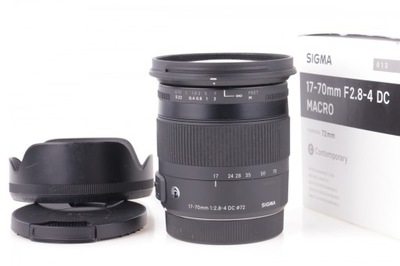 Obiektyw Sigma C 17-70mm F2.8-4 DC Macro OS Canon