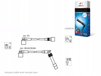 SET WIRES IGNITION JANMOR ODS229  