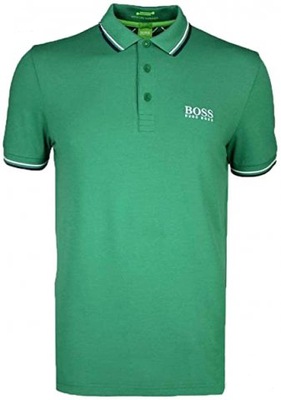 HUGO BOSS PADDY PRO POLO KOSZULKA MĘSKA ORYGINAŁ ZIELONA r. S