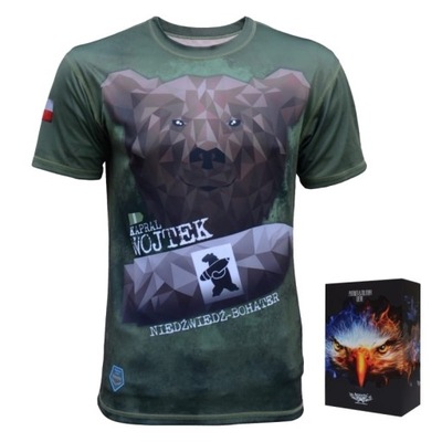 Koszulka T-shirt Termoaktywna Coolmax Miś Wojtek XL