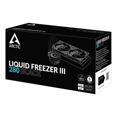 ARCTIC LIQUID FREEZER III 280 BLACK chłodzenie wodne INTEL LGA1700 AM5 AM4