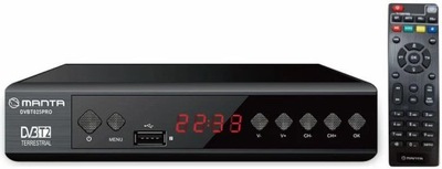 Tuner TV MANTA DVBT025PRO DVBT2/HEVC H.265