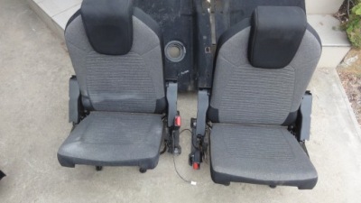 Citroen c4 grand picasso ii 15r сиденья ремни 3 iii ряд комплект фото №1