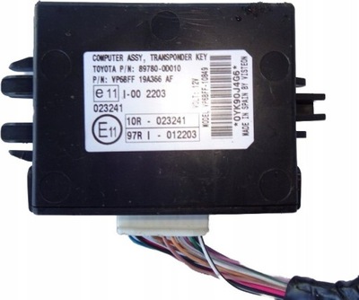 MÓDULO ASSY TRANSPONDER TOYOTA YARIS II 89780-0D010  