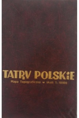 Tatry polskie mapa topograficzna w skali 1 10000