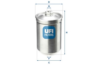 UFI FILTRO COMBUSTIBLES AUDI FORD SAAB VW VOLVO - ALL MODELS INJECTION UFI  