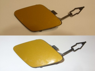 Peugeot 208 ii заглушка фаркоп бампера перед 9823210280 фото №1