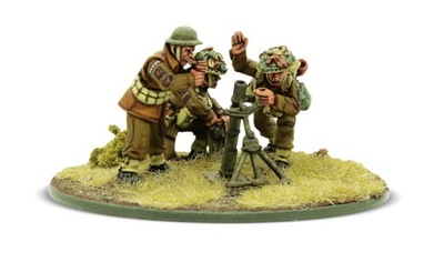 BOLT ACTION British Army medium mortar team