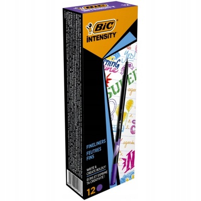 BIC cienkopis fioletowy 12szt