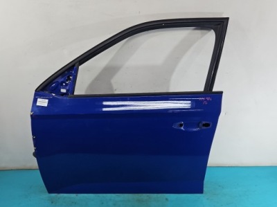 Дверь перед левая skoda fabia iii niebieski lv5f фото №1