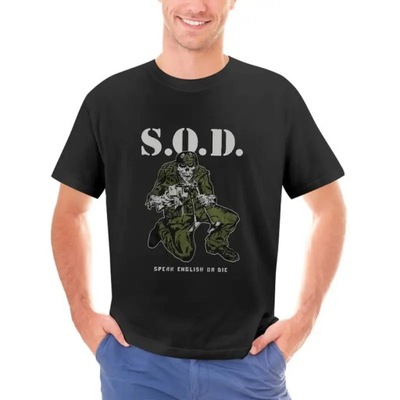 SOD (Stormtroopers Of Death)-Speak English or Die T-Shirt Koszulka