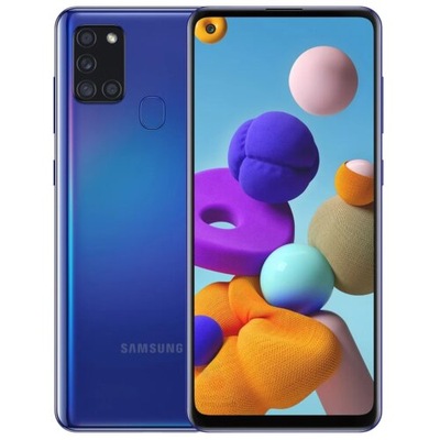 SAMSUNG GALAXY A21S NIEBIESKI A217 ładny