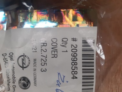 Крышка форсунка spryskiwa. фара opel insignia фото №1