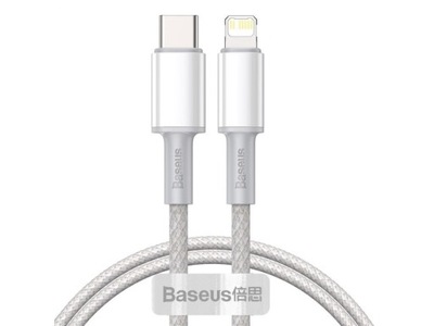 Kabel USB Typ-C - Lightning BASEUS 2 m Biały