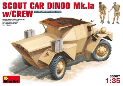 Scout Car Dingo Mk.1a W/crew 1:35 MiniArt 35087