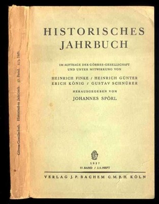Historisches Jahrbuch. B.57 1937. H.2/3