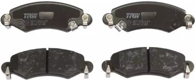 Trw gdb1420 набор тормозных колодок тормозных, тормоза дисковые фото №1