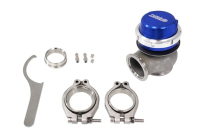 WASTEGATE ZEWNĘTRZNY TURBOWORKS 40MM 0.5 BAR V-BAND NIEBIESKI