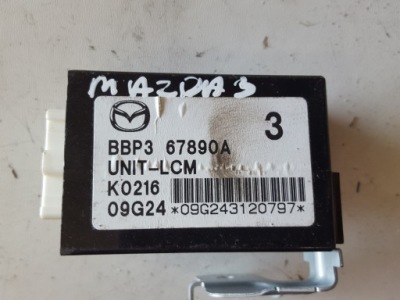 Mazda 3 ii bl 08-13r модуль блок керування bbp367890a фото №1