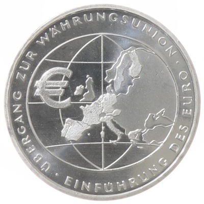 10 euro - Wprowadzenie waluty Euro - Niemcy - 2002