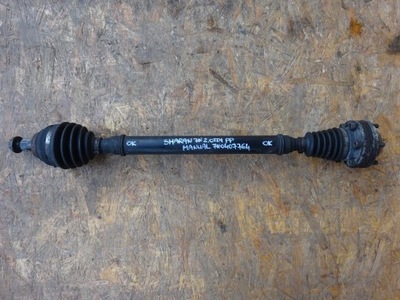 Sharan seat alhambra 7n 2.0 tdi приводной вал правая перед передняя механическая коробка передач 7n0407764 фото №1