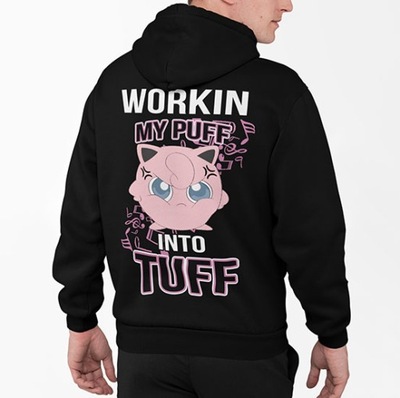 BLUZA Z KAPTUREM POKEMON Jigglypuff my puff