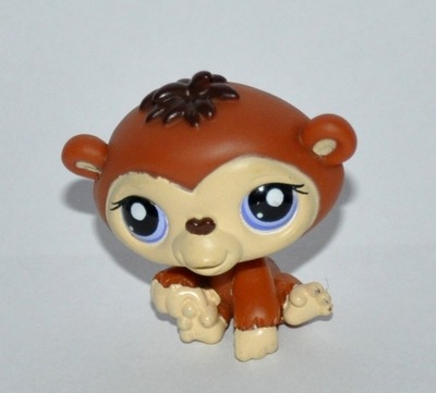 Littlest pet shop małpka, małpa LPS #1347