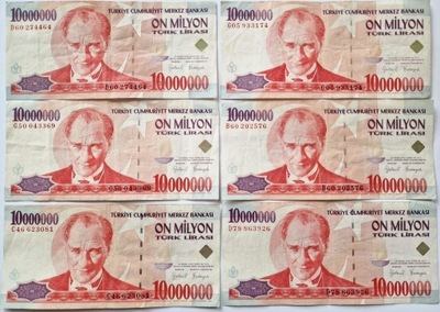 # TURCJA - 10000000 LIRASI - 1999 - P-214 - VF