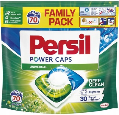 Persil Kapsułki Power Caps do białego 70 szt