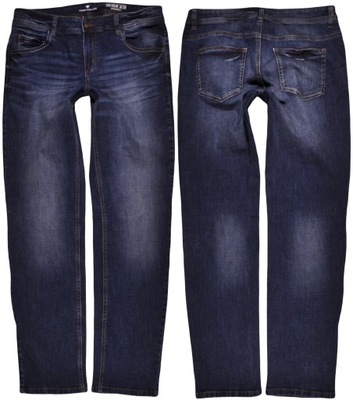 TOM TAILOR spodnie REGULAR jeans ALEXA _ W36 L34