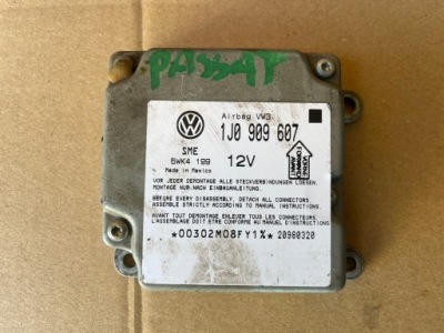 Модуль датчик подушка безопасности volkswagen vw passat b5 1995-2000 1j0909607 фото №1