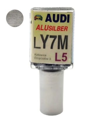 ZAPRAWKA DO RYS 10ML AUDI VW SEAT Y7M LY7M L5 СЕРЕБРО АЛЛЮМИНИЕВЫЕХ АЛЛЮМИНИЕВЫЕХSILBER