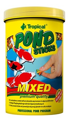 POND STICKS MIXED 1000ML/90G TROPICAL