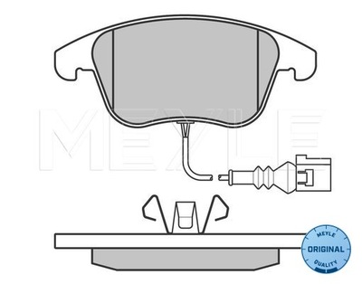 КОЛОДКИ HAM. VW P. TIGUAN 07-\/SHARAN 10- Z ДАТЧИКОМ фото