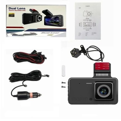 DASH CAM DELANTERO I TRASERO GRABADORA DE VÍDEO AUTO 1080P AUTO GRABADORA DE VÍDEO VIDEO CON LINIA BUCK  