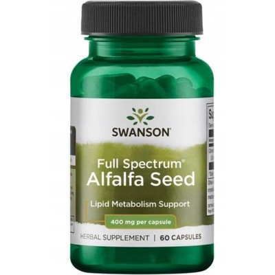 SWANSON ALFALFA SEED 400MG 60 KAPS LUCERNA NASIONA