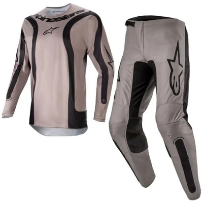 КОМПЛЕКТ КОСТЮМ CROSS QUAD ENDURO ALPINESTARS MX FLUID BRĄZOWE ЧЕРНЫЕ XXL