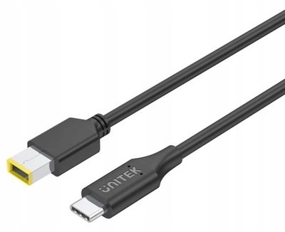 Kabel zasilający do laptopów Lenovo Unitek, 65W USB-C - DC 11 x 4.5 mm TIP