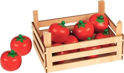 Warzywa w skrzynce Pomidor 10 szt. do zabawy Goki