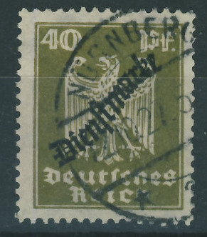 Niemcy 40 pf. - Orzeł / Dienstmarke