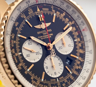 BREITLING Navitimer 1 B01 Chronograph 46 mm Rose Gold RB0127