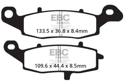 ZAPATAS HAM. MOTO. SUZUKI VL 1500 (C 1500 INTRUDER) (05-09)/ SV 650 ( ABS)  