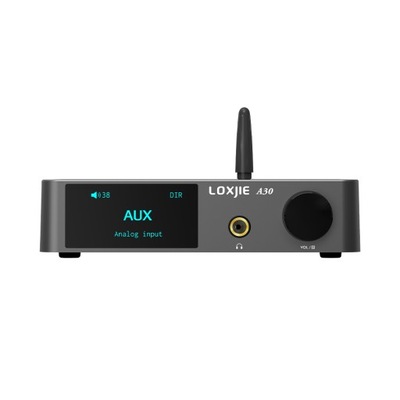 Loxjie Domowy wzmacniacz audio A30 klasy D z obsługą trybu DAC & HiFi & EQ APTX