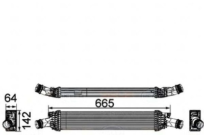 ІНТЕРКУЛЕР VW A4 A5 A6 2,0 TDI 08- BEHR HELLA